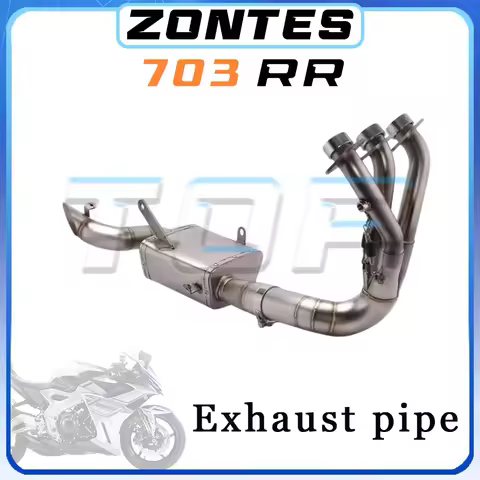 ZONTES 703RR stainless steel valve exhaust pipe 703RR rr703 703rr RR 703 703 RR rr 703 703 rr