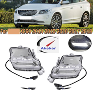 Car Front Bumper DRL Fog LightFor Volvo XC60 2014-2018 31364330 31364331