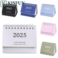 KISFUN 2024-2025 Calendar, 18-Month 2025 Mini Desk Calendar, Time Manegement Organizers Creative Mem