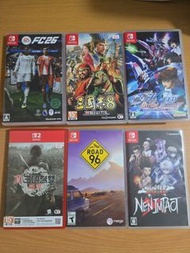Switch games  Road 96 hunter hunter nen impact 三國志8