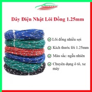 Roll of 10 meters, 20 meters, 50 meters of 1.8mm core Japanese electrical wire specialized for cars