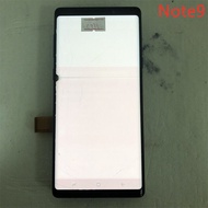 กระจกแตกสีน้ำเงินใช้งานได้ดีสำหรับ Samsung Galaxy NOTE 9 N960A N960U N960F N960F/DS อะไหล่หน้าจอ LCD