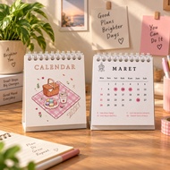CALENDAR 2027/ CALENDAR AESTHETIC TABLE CALENDAR MINI CALENDAR 2027
