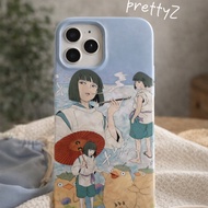 Sen and Chihiro's Spiriting AwayHaku iPhone Case Galaxy Phone Case 17 16 15 14 13 12 11 X SE Mini S2