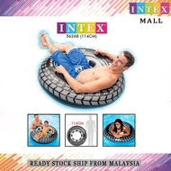 INTEX 114CM Monster Truck Tube Swimming Pool Adult Rings Inflatable Tube With Handle