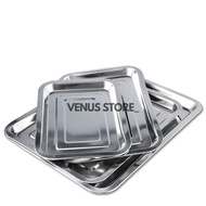 STAINLESS TRAY FOOD SERVING CONTAINER BUFFET CEVESKA SQUARE TRAY