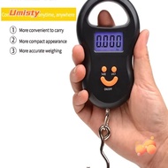 UMISTY Electronic Hanging Scale, 50Kg Capacity LCD Scale Digital Scale, Durable Portable Luggage Sca