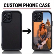 1pc Customized Black Gradient Anti-Fall Fully Printed Phone Case, Compatible With Apple 17/16 Pro Ma