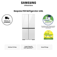 [Climate Voucher Eligible] Samsung RM70F63R3WSS 648L Bespoke Refrigerator FDR AI Energy Mode