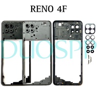 MESIN ENGINE BEZEL - LCD MIDDLE BONE - MIDDLE FRAME RENO 4F OP A93 BEZZEL FRAME
