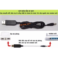 Usb 5V Converter Cable Module To DC 12V Power