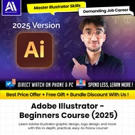 Video Course - Adobe Illustrator - Beginners Course (2025) | Learn Adobe Illustrator Course