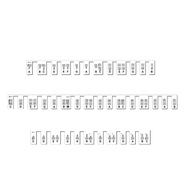 Piano Keyboard Silicone Sticker for Beginners Kids Removable,88-Key Full Size Piano Key Labels