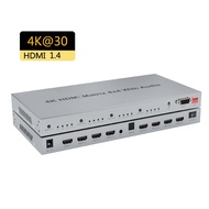 4x4 HDMI Matrix Audio out 4 in 4 out 4K HDMI Matrix switcher