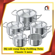 Zwilling Twin Classic 5 steel pot set Piece