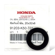 HONDA OIL SEAL TORQUE DRIVE SHAFTING 91203-K50-T01 20x32x6 CLICK 125/150/160, ADV 160