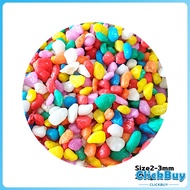 ClickBuy หินใส่ตู้ปลา หินประดับ ตกแต่งสวน 100g / ต่อแพ็ค Colorful Stones