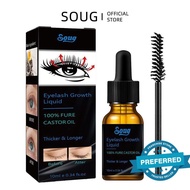 Soug Castor Oil Eyelash Serum Curling Long Eyelash Mascara 10ml Mascara Nutrient Solution Z3t2
