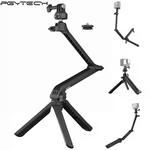 PGYTECH 3 Way Tripod Caplock Mantispod Z Hand Grip For GoPro Hero 12 11/ Insta360/ DJI Osmo Action 4