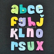 Flannel Letter Patch Application