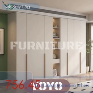 Shipping Free Wardrobe E0 Modular / 18Mm Thick Solid Plywood 2|3|4 Doors 12 Months Warranty || /    