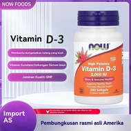 Now Foods, Vitamin D-3 1000 IU / 2000 IU / 5000 IU / 10000 IU / 50000 IU / 120 | 240 | 360 Softgels 