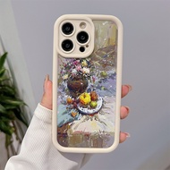 oil painting Compatible for vivo Y17s Y27 Y36 Y12 Y12 Y20 Y50 Y21 Y91 Y15 Y51 Y91 Y22 Y16 Y27 Y22 Y93 Y95 Shockproof Soft cover