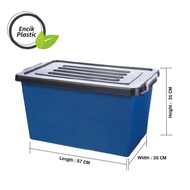 Storage box 38L / Ready Stock Malaysia Seller / Color Storage Box / 38L / Storage box / Big Storage 