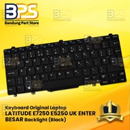 Latitude E5250 E5270 E7250 E7270 Backlight UK Keyboard