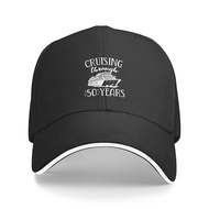Cruising Through 50 Year Happy Anniversary Cruise 50Th Wedding Cheap Sale Baseball Cap