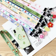 Student ID Card Phone Strap with Hanger, Mini Fan Strap