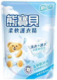 【熊寶貝】純淨溫和柔軟護衣精補充包 1.84Lx6包/箱