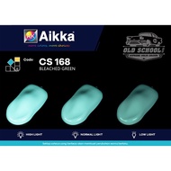 AIKKA CS168 BLEACHED GREEN OLD SCHOOL SUPREME SOLID COLOUR 2K CAR PAINT