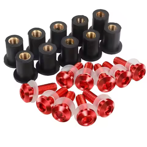 10pcs M5 Windshield Bolt Windscreen Mounting Screw For HONDA NC700D NC750D Integra NC 700 NC 750 D N