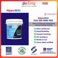 Nippon Waterproofing Technology NippoSEAL Flex 200  Fibre Pro 5kg/ Roof Waterproofing / Bumbung boco