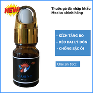 Thuốc gà đá tăng bo Casino xanh chai mới 10ml Nhập khẩu Mexico chính hãng - Thuốc tăng lực gà đá trư