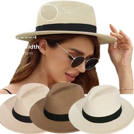 Panama Hats for Women Bucket Sun Hats Ribbon Band Men Straw Hat Summer Beach Formal Outdoor Party Bucket Hat Sombreros De Mujer