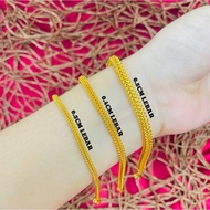 EMAS BANGKOK GELANG TANGAN BELUT DORA