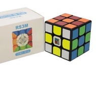 Rubik 3x3x3 MoYu RS3M 2020 3x3 RS3 M Magnetic 3x3x3 Blackbase Original