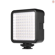 Andoer W81 Mini Interlock Camera LED Light Panel 6.5W Dimmable 6000K Camcorder Video Lamp with Shoe Mount Adapter for DJI Ronin-S OSMO Mobile 2 Zhiyun Smooth 4   [24NEW]