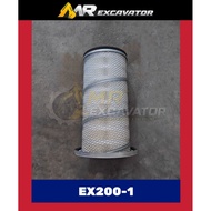 Hitachi EX EX200 EX200-1 UH083 083 UH07-7 Excavator Air Filter Penapis