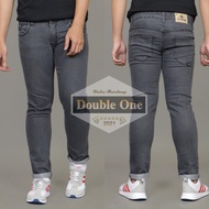 Men's Skinny DENIM Stretch Dark Gray FIFTEEN DENIM Jeans