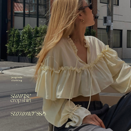 JESGINDA Sunrise Crop Shirt (เสื้อ)