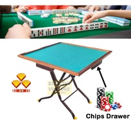 3V MahJong Table with Drawers | Lami Table | Gambling Table | Fordable Square Mahjong Table | Meja Judi | 旺发麻将桌