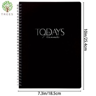 Undated 7 Days Weekly Planner Notebook with Hourly Schedule Meal Plan Expense Tracker and Water Inta