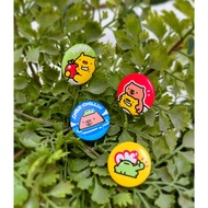 Gumbo World Button Pins
