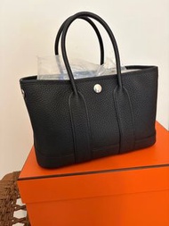 Hermès mini Garden Party 黑銀