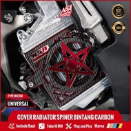 NSA COVER RADIATOR Spinner BINTANG CARBON SERIES VARIO PCX NMAX AEROX ADV LEXI STYLO Carbon Star Spi