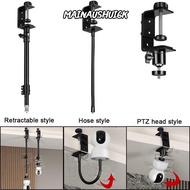 MAINAUSHUI6K Mini Camera Holder, No Punching Clip Fixation Baby Monitor Bed Bracket, 360° Rotation R