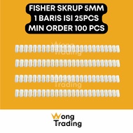 Fisher Engsel 5 mm Minifix / Viser Fiser Kecil Sekrup Kayu Triplek- WT